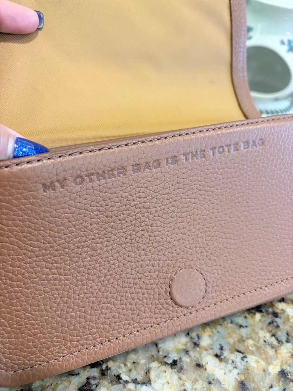 Marc Jacobs Women's The Leather Mini Bag - Gold Hardware with Dust Bag Inclusion - Picture 8 of 12
